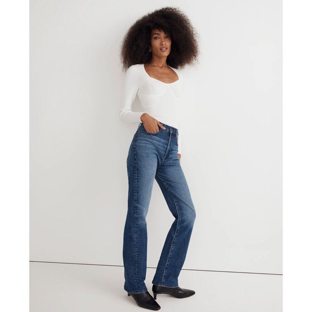 Madewell The '90s Straight Jean Barlow Wash Size 25